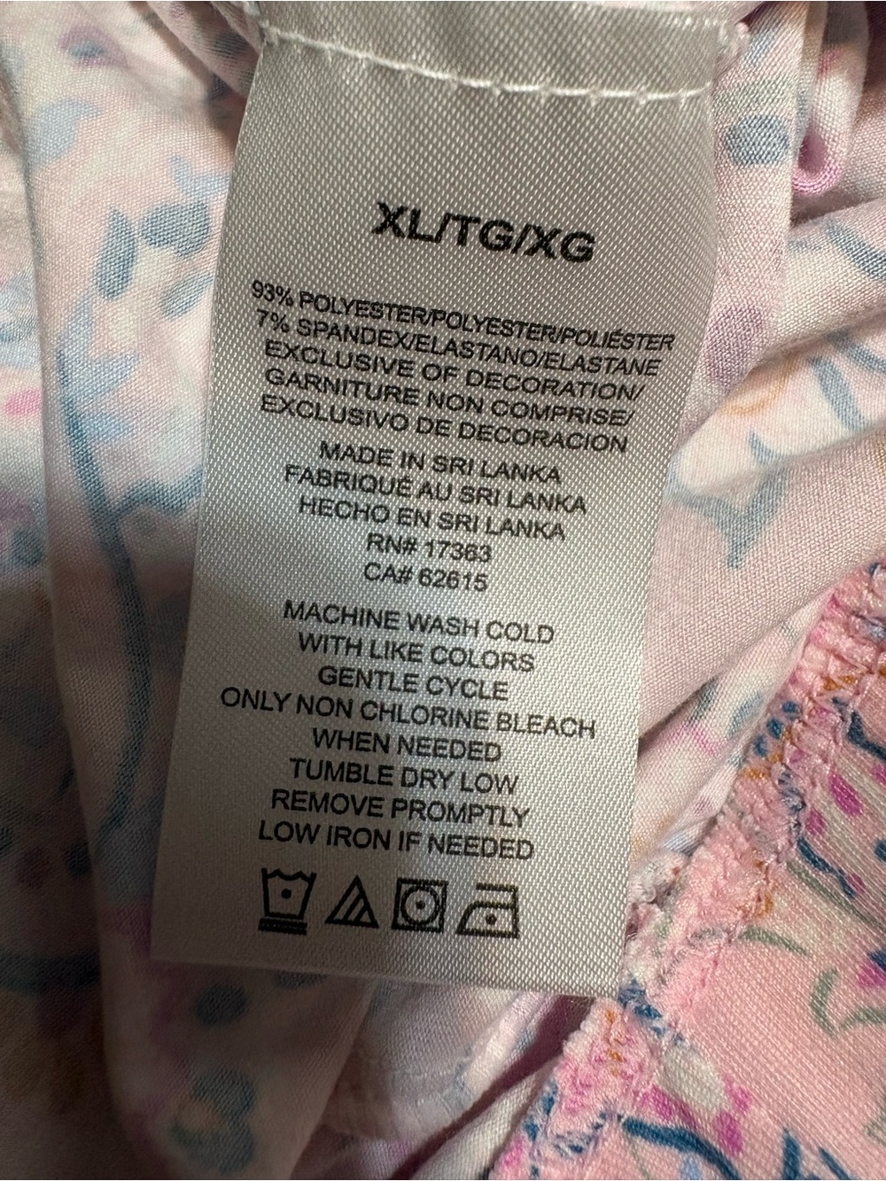 NWT Ellen Tracy Pink Paisley V-Neck Short Sleeve Pajama Set Size XL - Picture 12 of 16
